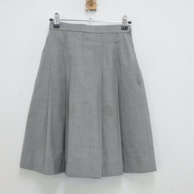 【中古】大阪府 南高等学校 女子制服 3点（シャツ・ニットベスト・スカート）sf014468