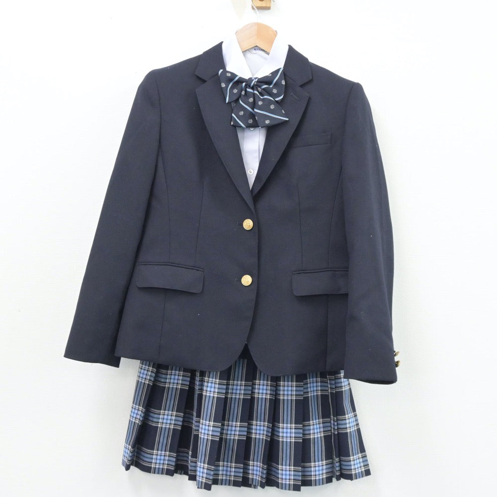 【中古】東京都 KTC学園屋久島おおぞら高等学校 女子制服 4点（ブレザー・シャツ・スカート）sf014472