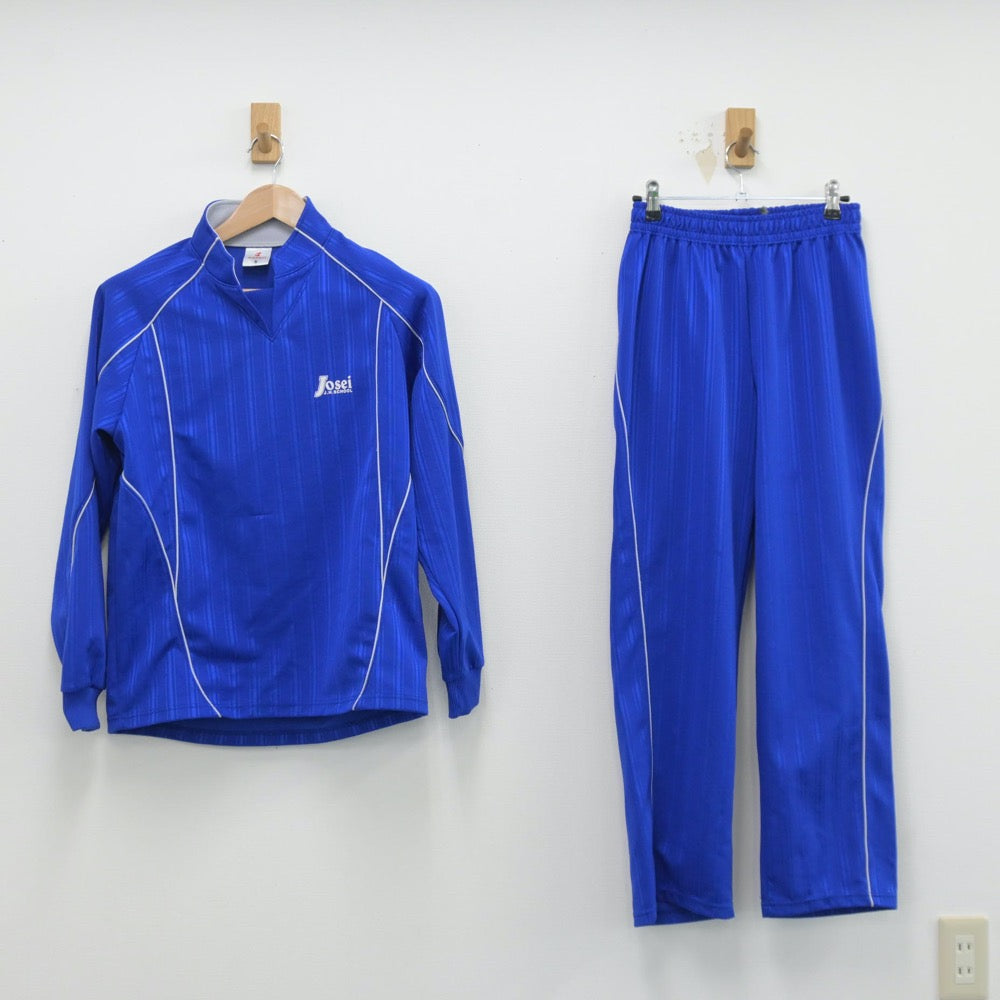 【中古】愛媛県 城西中学校 女子制服 2点（ジャージ 上・ジャージ 下）sf014477