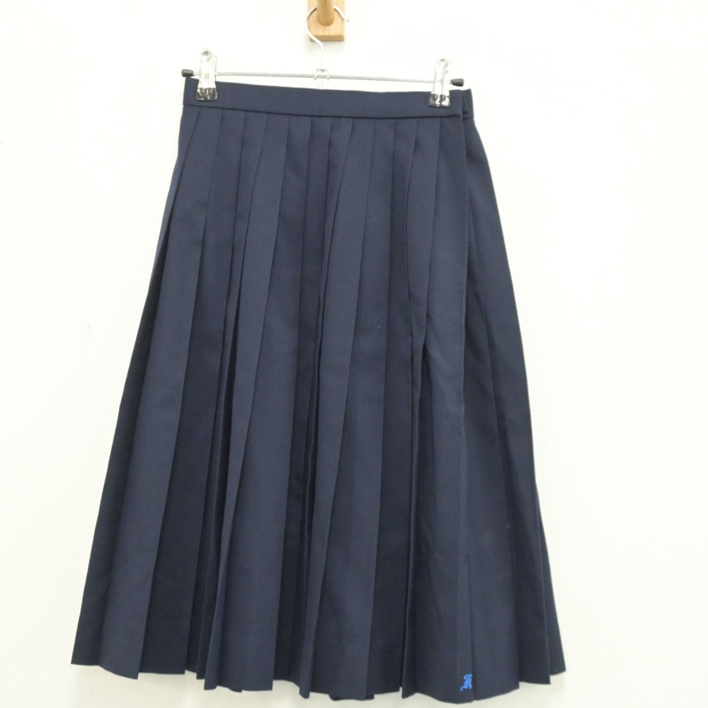 【中古】不明 学校名不明 女子制服 5点（ブレザー・シャツ・ベスト・スカート）sf014486