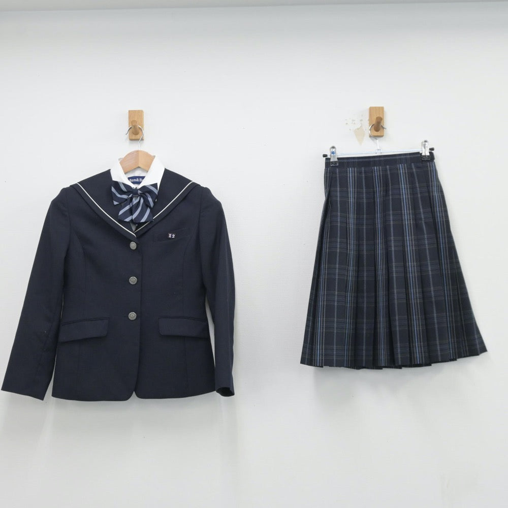 中古制服】東京都 高島第二中学校 女子制服 4点（ブレザー・シャツ・スカート）sf014494【リサイクル学生服】 | 中古制服通販パレイド