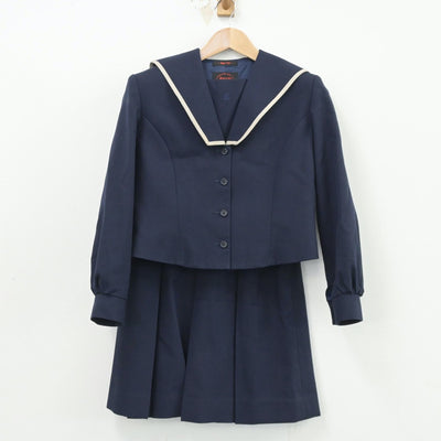 【中古】広島県 高陽高等学校 女子制服 3点（ブレザー・ニット・スカート）sf014497