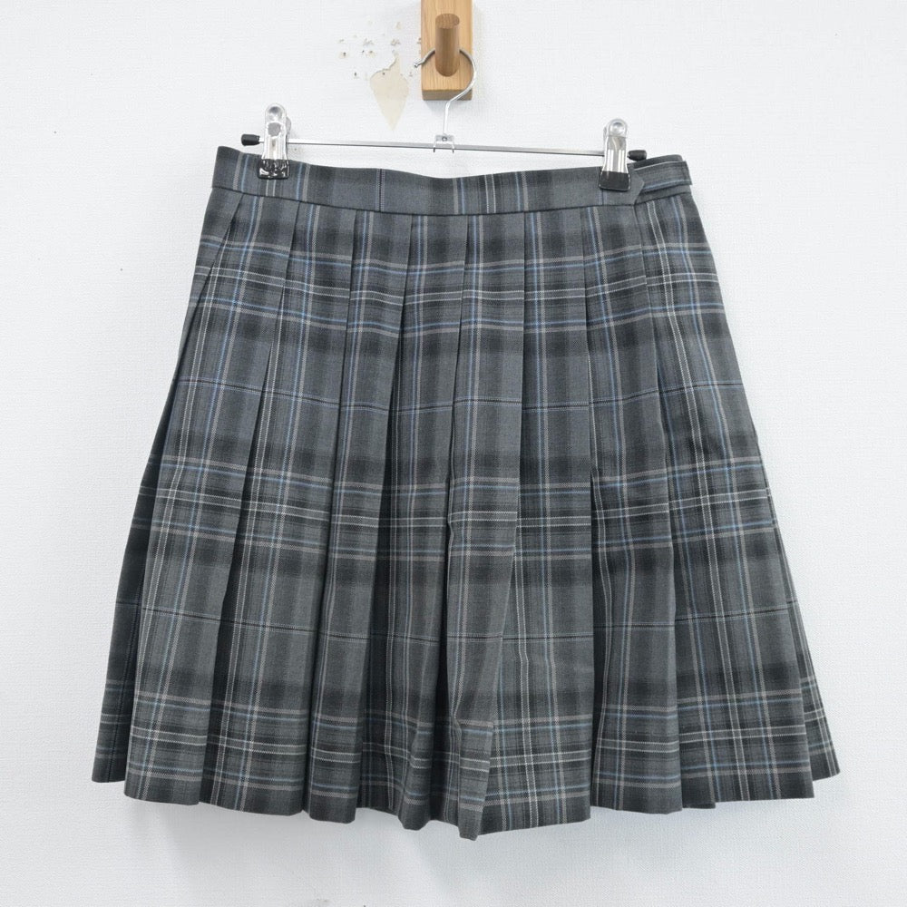 【中古】神奈川県 中央大学附属横浜高等学校 女子制服 2点（ニット・スカート）sf014514