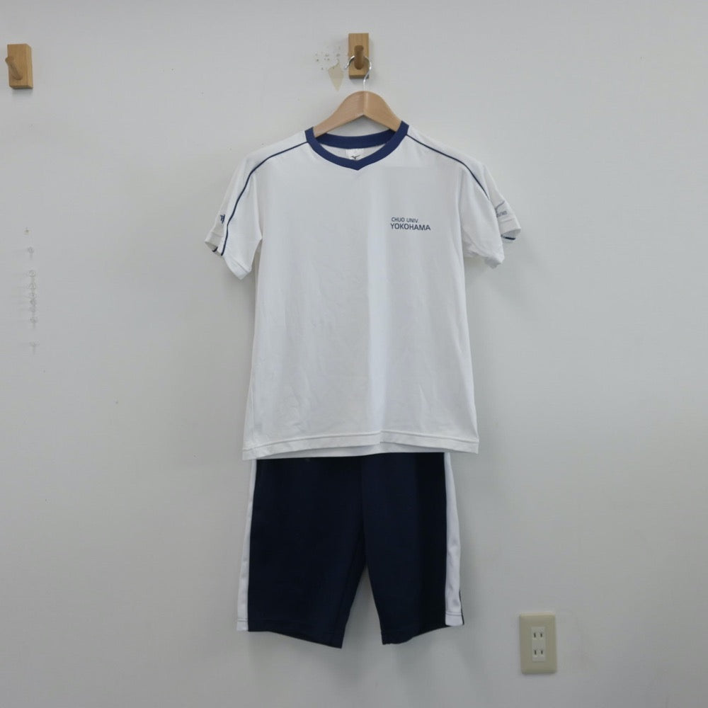 【中古】神奈川県 中央大学附属横浜高等学校 女子制服 3点（体操服 上・体操服 下・ジャージ 上）sf014517