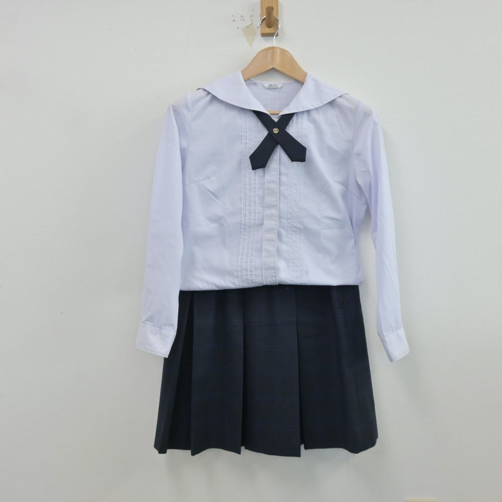 【中古】神奈川県 東海大学付属相模高等学校 女子制服 5点（ブレザー・シャツ・ベスト・スカート）sf014519