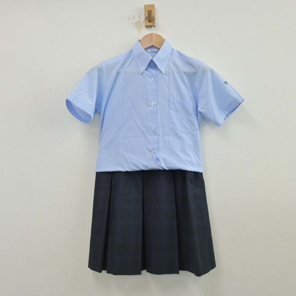 【中古】神奈川県 東海大学付属相模高等学校 女子制服 3点（シャツ・ニットベスト・スカート）sf014520