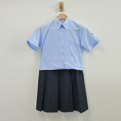 【中古】神奈川県 東海大学付属相模高等学校 女子制服 3点（シャツ・ニットベスト・スカート）sf014520