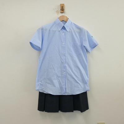 【中古】神奈川県 東海大学付属相模高等学校 女子制服 3点（シャツ・ニットベスト・スカート）sf014520