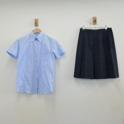 【中古】神奈川県 東海大学付属相模高等学校 女子制服 3点（シャツ・ニットベスト・スカート）sf014520