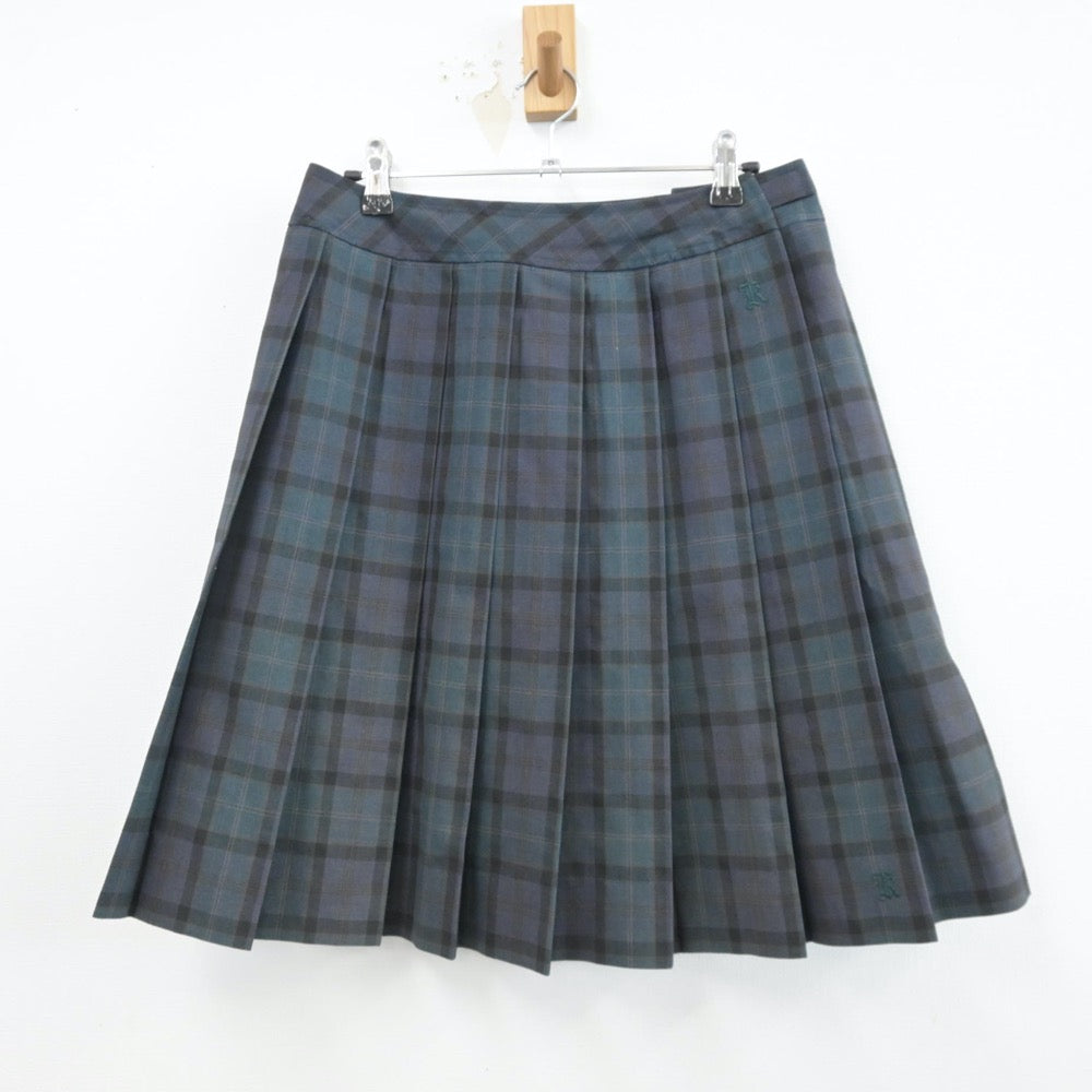 【中古】埼玉県 川口高等学校 女子制服 2点（ニットベスト・スカート）sf014522