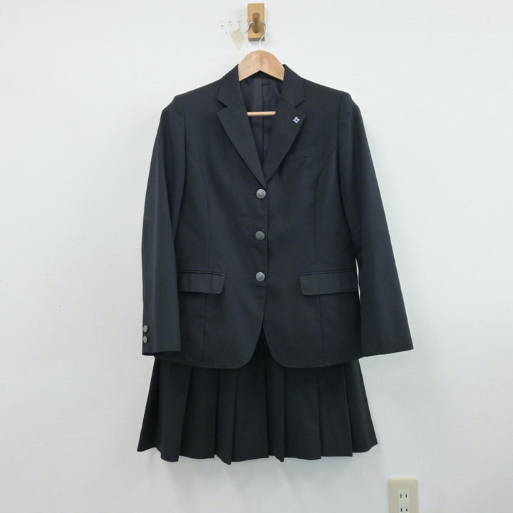 【中古】大阪府 摂津高等学校 女子制服 3点（ブレザー・ニット・スカート）sf014525