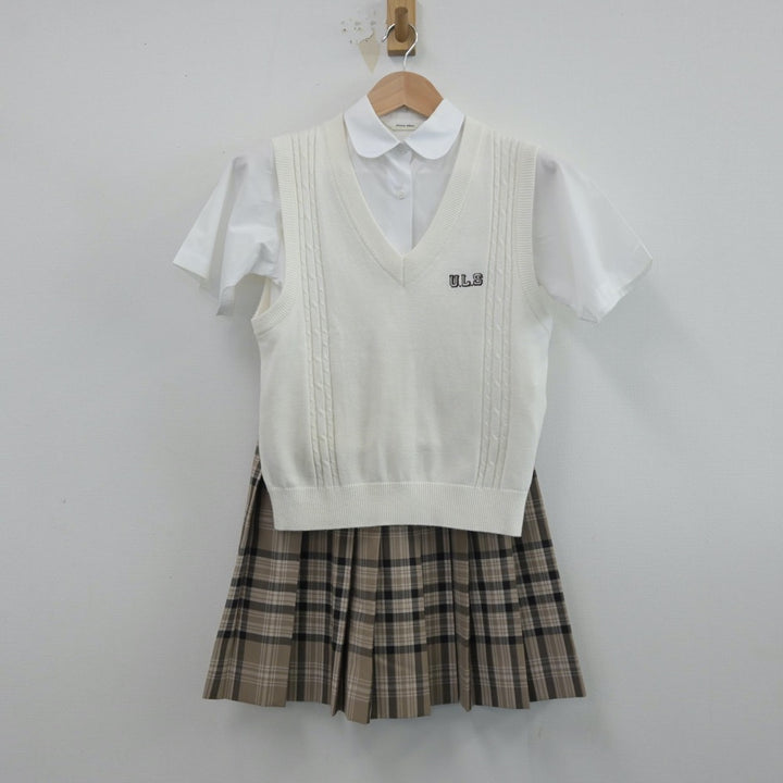 【中古制服】埼玉県 浦和ルーテル学院中学校 女子制服 4点（シャツ・ニットベスト・スカート）sf014534【リサイクル学生服】 | 中古制服 通販パレイド