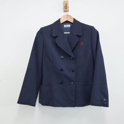 【中古】神奈川県 浜岳中学校 女子制服 2点（ブレザー・ジャンパースカート）sf014543