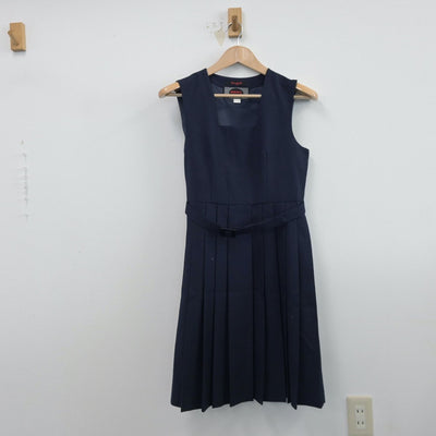 【中古】神奈川県 浜岳中学校 女子制服 2点（ブレザー・ジャンパースカート）sf014543