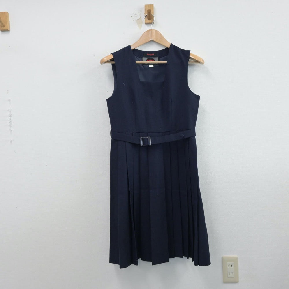 【中古】神奈川県 浜岳中学校 女子制服 2点（ブレザー・ジャンパースカート）sf014544