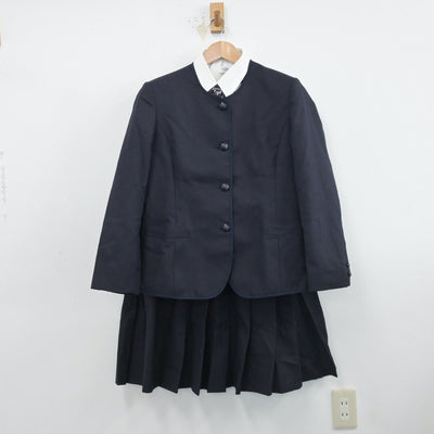 【中古】長崎県 私立海星高等学校 女子制服 5点（ブレザー・シャツ・ベスト・スカート）sf014558