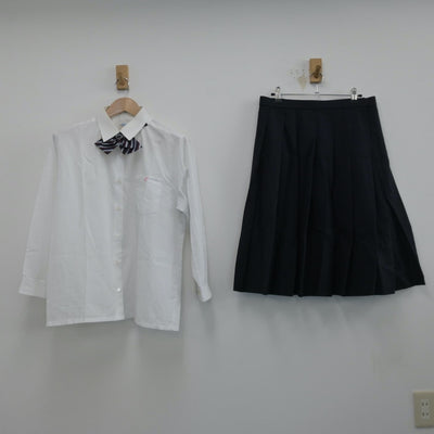 【中古】長崎県 私立海星高等学校 女子制服 5点（ブレザー・シャツ・ベスト・スカート）sf014558