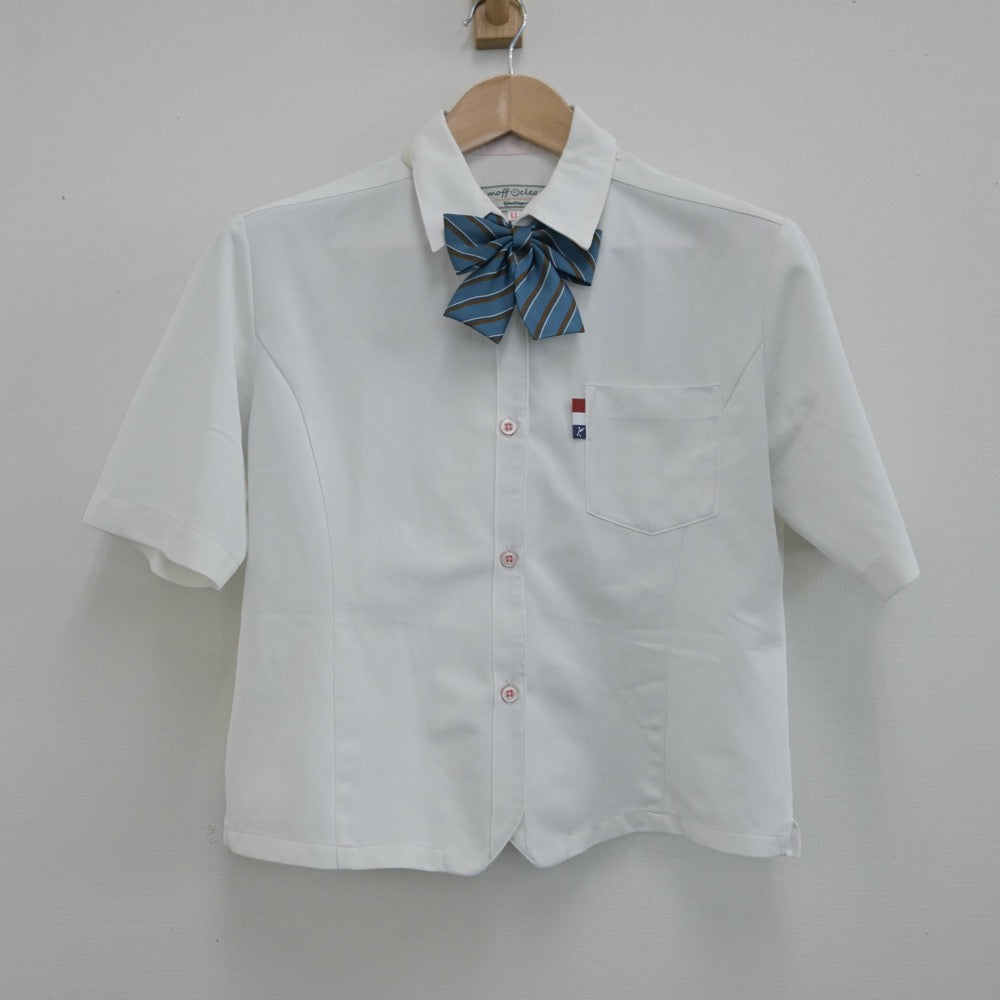 【中古】長崎県 私立海星高等学校 女子制服 4点（シャツ・スカート）sf014559