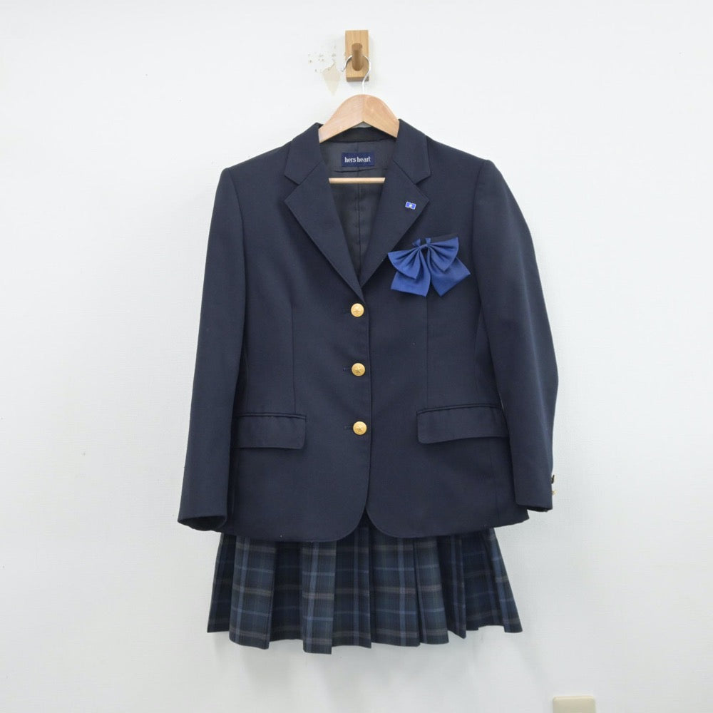 【中古】北海道 北海高等学校 女子制服 4点（ブレザー・スカート）sf014561