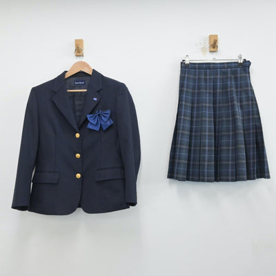 【中古】北海道 北海高等学校 女子制服 4点（ブレザー・スカート）sf014561