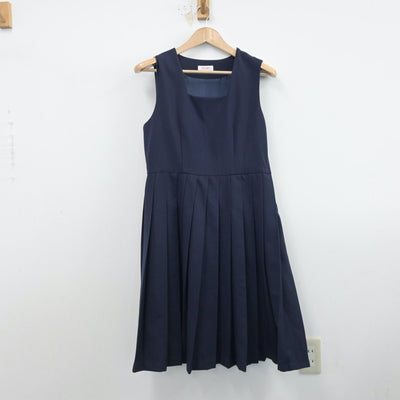 【中古】大分県 佐伯南中学校 女子制服 3点（セーラー服・ジャンパースカート）sf014567