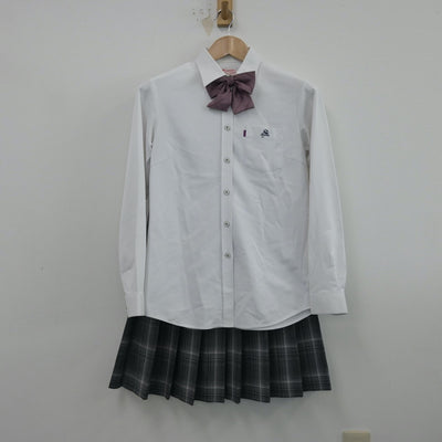 【中古】大分県 佐伯豊南高等学校 女子制服 6点（ブレザー・シャツ・スカート）sf014569