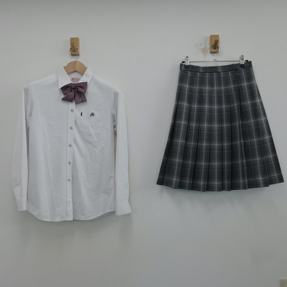 【中古】大分県 佐伯豊南高等学校 女子制服 6点（ブレザー・シャツ・スカート）sf014569