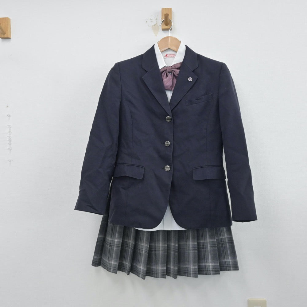 【中古】大分県 佐伯豊南高等学校 女子制服 6点（ブレザー・シャツ・スカート）sf014570