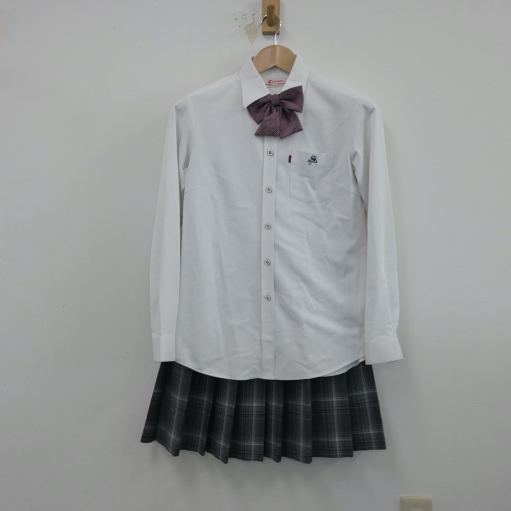 【中古】大分県 佐伯豊南高等学校 女子制服 6点（ブレザー・シャツ・スカート）sf014570