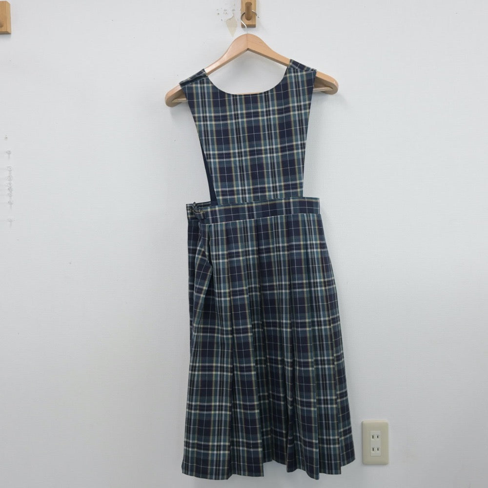 【中古】福岡県 和白丘中学校 女子制服 1点（ジャンパースカート）sf014580