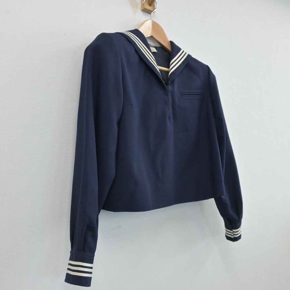 【中古】東京都 筑波大学附属中学校 女子制服 1点（セーラー服）sf014583