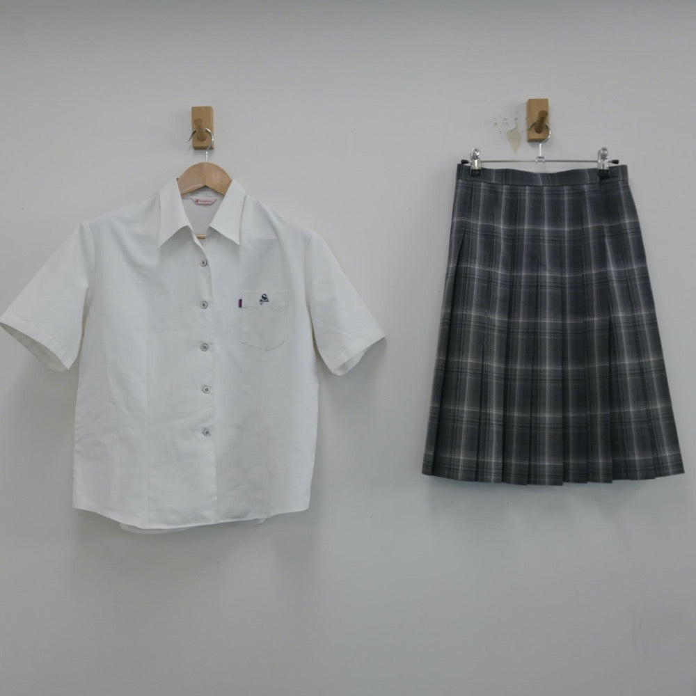 【中古】大分県 佐伯豊南高等学校 女子制服 3点（シャツ・シャツ・スカート）sf014588