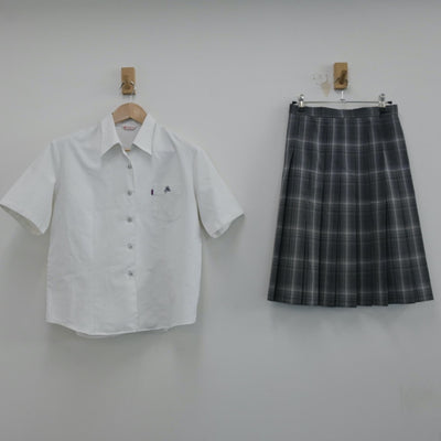 【中古】大分県 佐伯豊南高等学校 女子制服 3点（シャツ・シャツ・スカート）sf014588