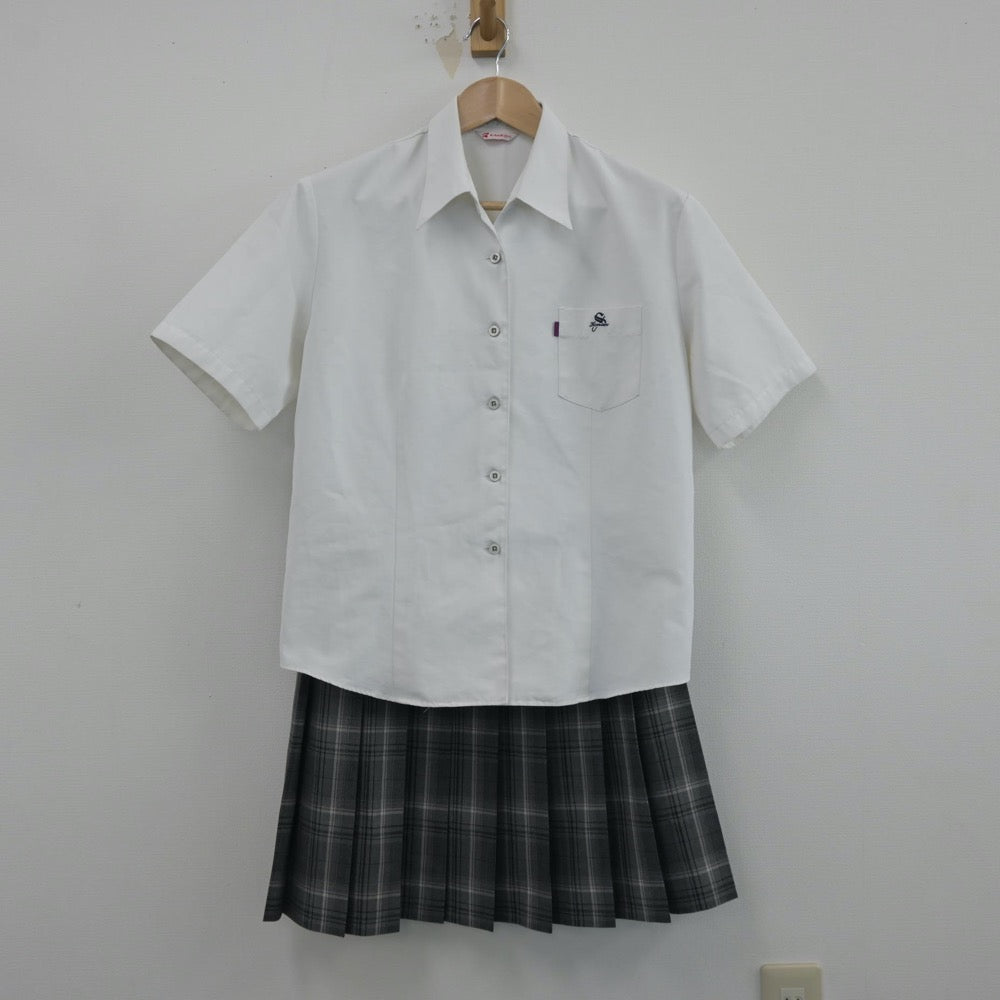 【中古】大分県 佐伯豊南高等学校 女子制服 3点（シャツ・シャツ・スカート）sf014589