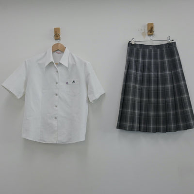 【中古】大分県 佐伯豊南高等学校 女子制服 3点（シャツ・シャツ・スカート）sf014589