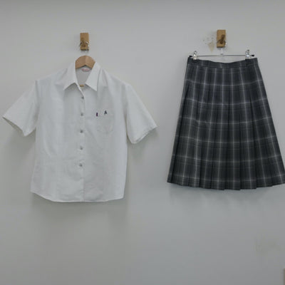 【中古】大分県 佐伯豊南高等学校 女子制服 3点（シャツ・シャツ・スカート）sf014590