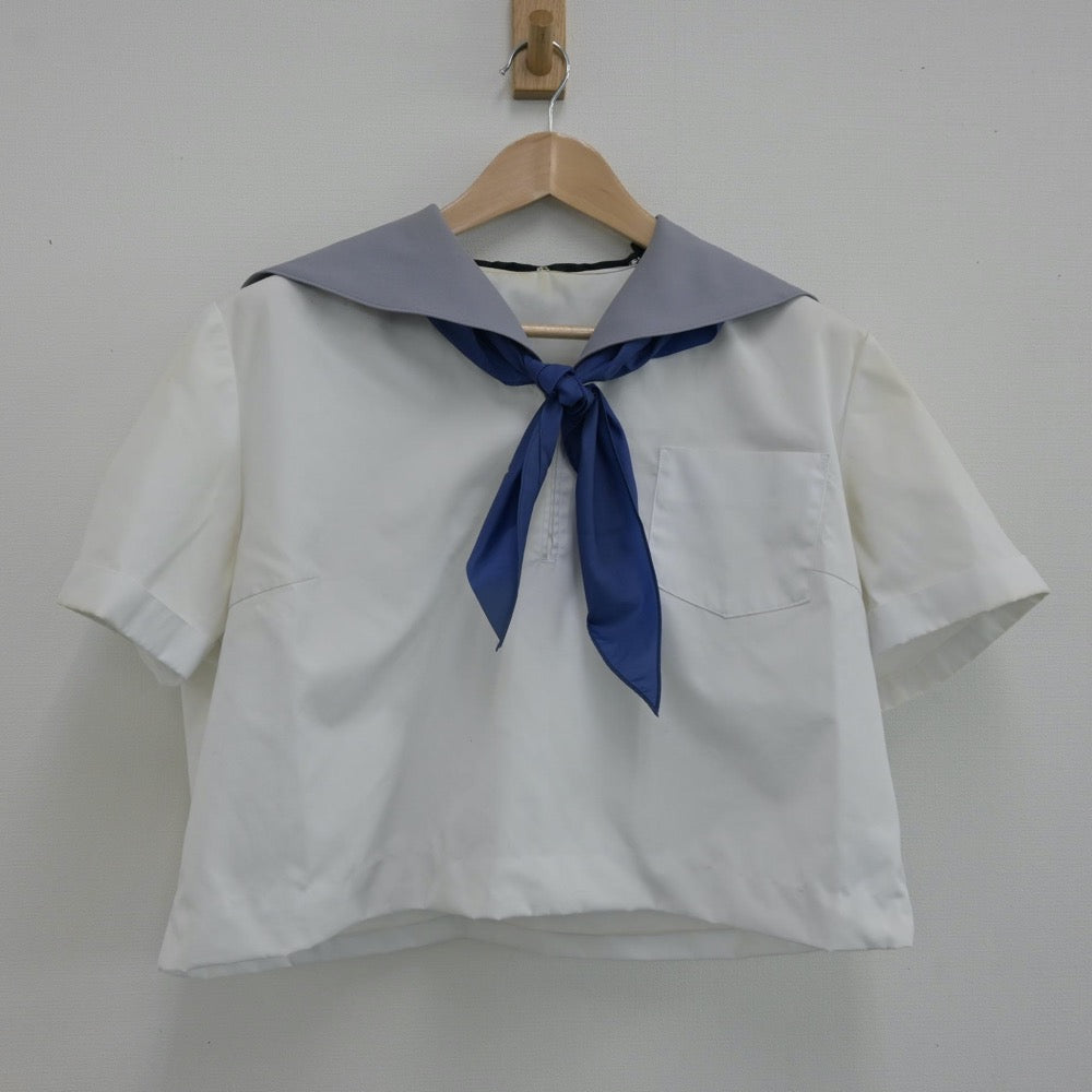 【中古】山形県 鶴岡工業高等学校 女子制服 3点（セーラー服・スカート）sf014598