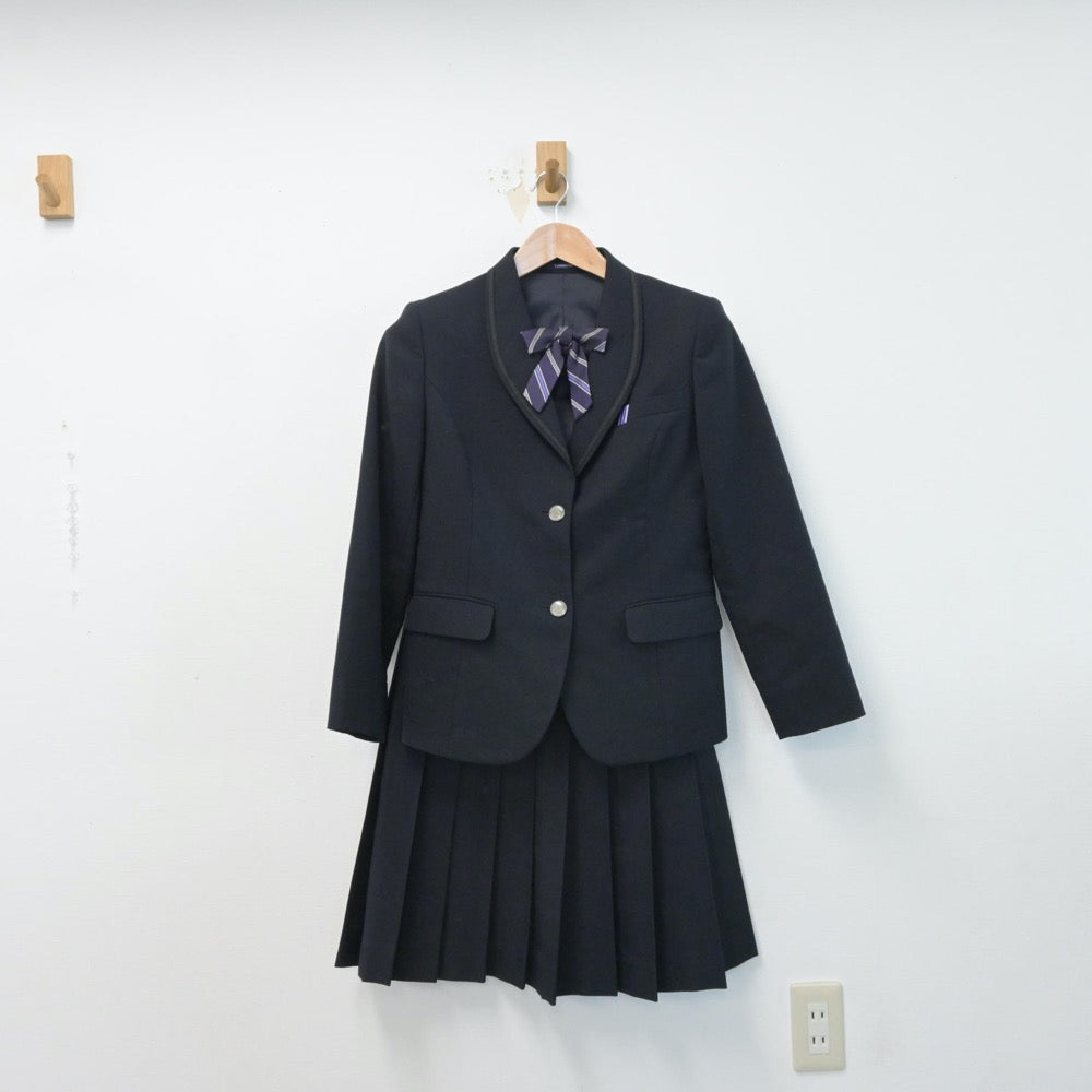 【中古】宮城県 古川中学校 女子制服 3点（ブレザー・スカート）sf014608