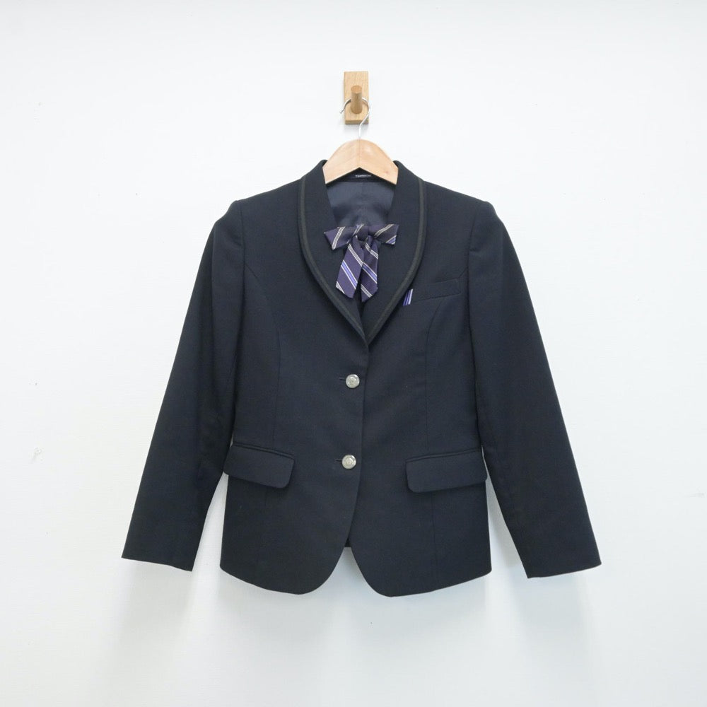 【中古】宮城県 古川中学校 女子制服 3点（ブレザー・スカート）sf014608