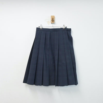 【中古】福岡県 純真高等学校 女子制服 4点（シャツ・ニットベスト・スカート）sf014615