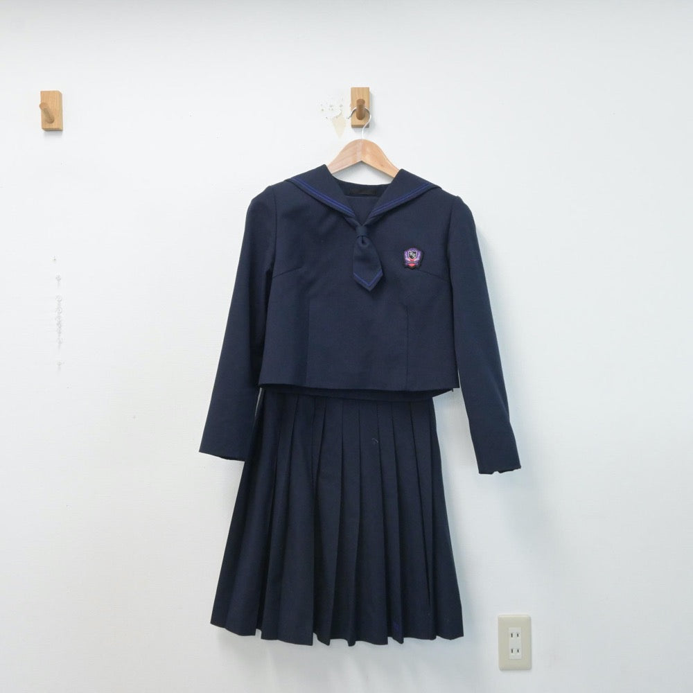 中古制服】福岡県 鞍手竜徳高等学校 女子制服 5点（セーラー服・ニット・スカート）sf014616【リサイクル学生服】 | 中古制服通販パレイド