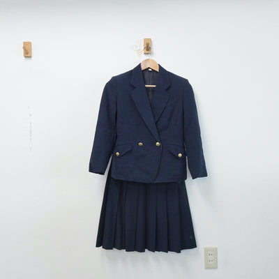 【中古】広島県 安田女子高等学校 女子制服 3点（ブレザー・スカート）sf014622