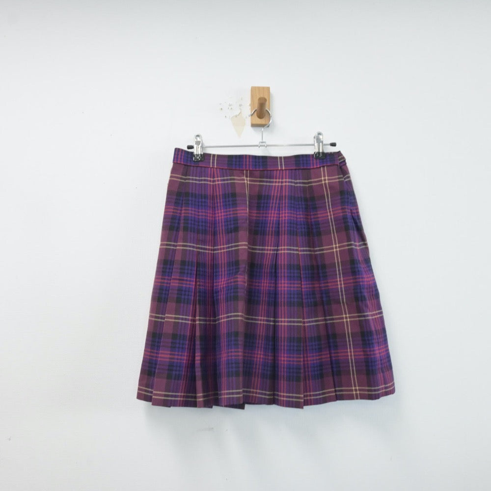 【中古】長野県 佐久長聖中学校 女子制服 3点（シャツ・スカート）sf014629