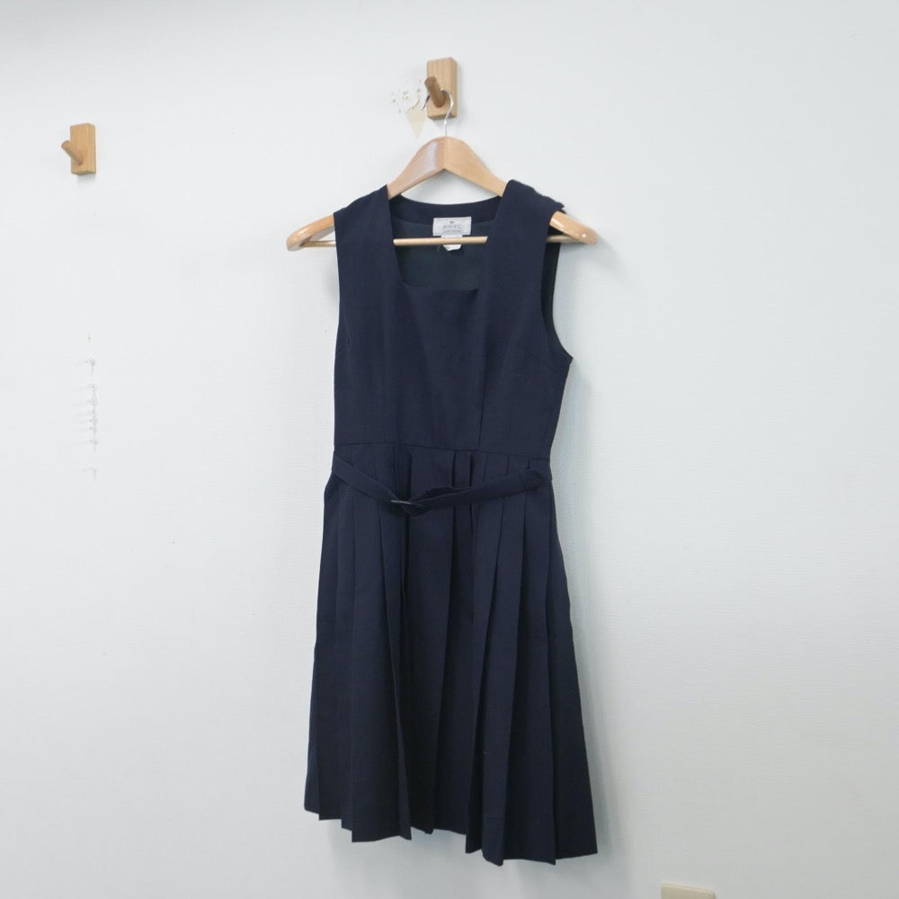 【中古】神奈川県 松浪中学校 女子制服 1点（ジャンパースカート）sf014636