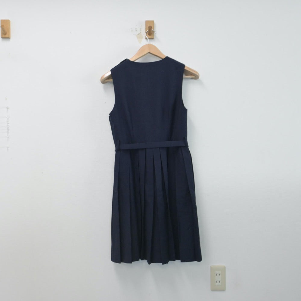 【中古】神奈川県 松浪中学校 女子制服 1点（ジャンパースカート）sf014636