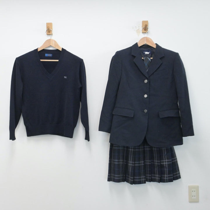 【中古制服】神奈川県 橘学苑高等学校 女子制服 4点（ブレザー・ニット・スカート）sf014639【リサイクル学生服】 | 中古制服通販パレイド