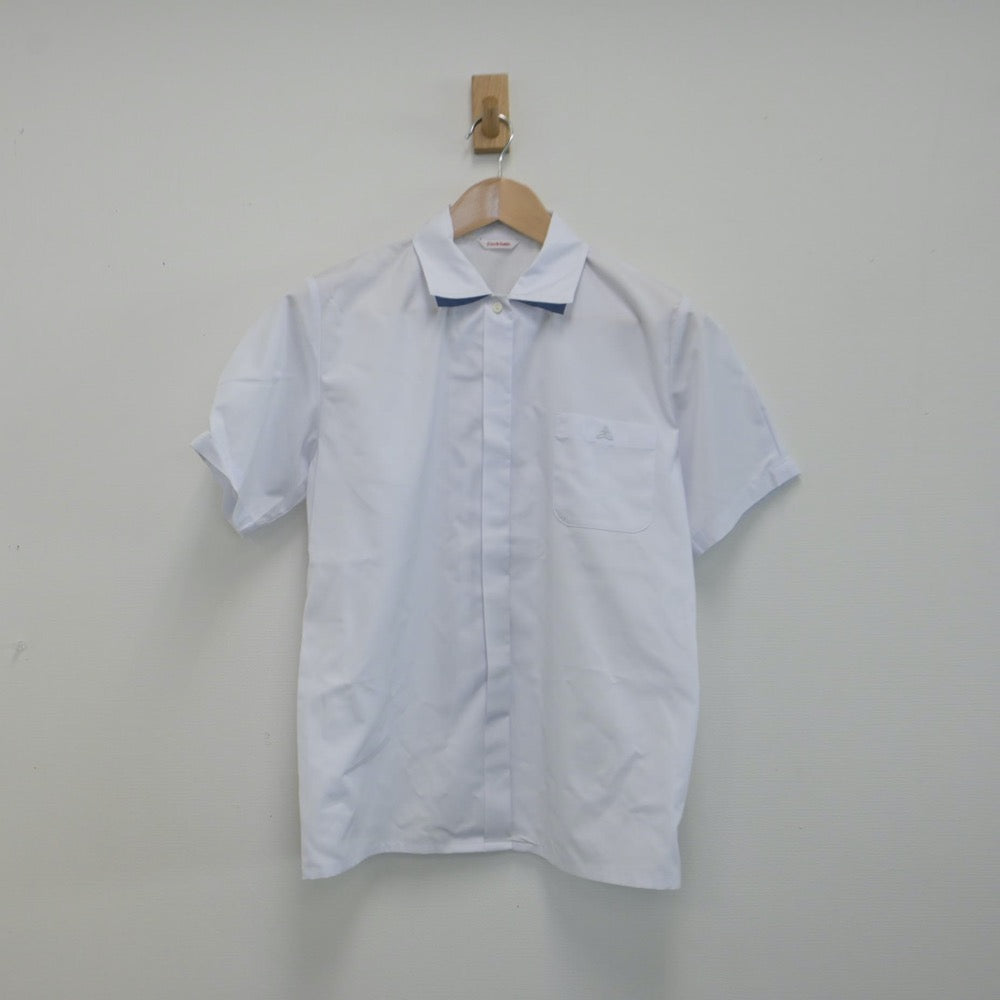 【中古】岡山県 岡山操山高等学校 女子制服 2点（シャツ・スカート）sf014642