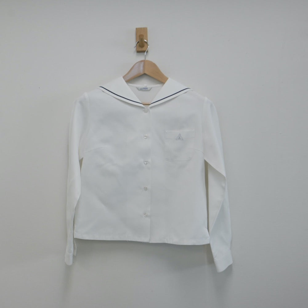 【中古】徳島県 池田高等学校 女子制服 3点（セーラー服・スカート）sf014646