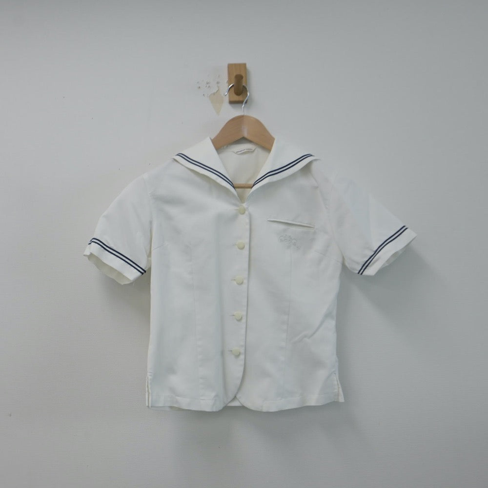 【中古】群馬県 高崎商科大学附属高等学校 女子制服 2点（セーラー服）sf014651