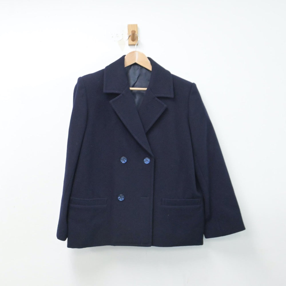 【中古】福岡県 福岡女学院中学校・高等学校 女子制服 1点（コート）sf014653